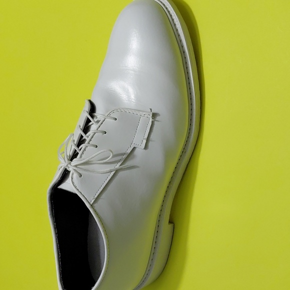 BATES LITES  Men's White Leather Upper Oxford Lace Up Shoes Size 13 - Picture 5 of 10